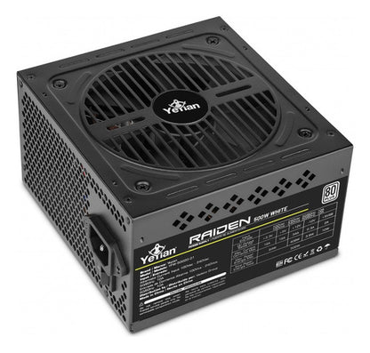 Fuente De Poder Yeyian Raiden 80 Plus White, 20+4 120mm 500w