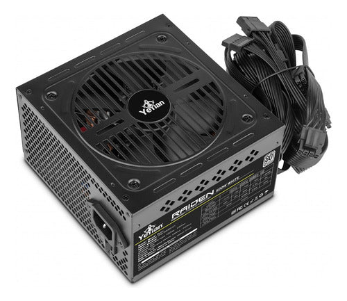 Fuente De Poder Yeyian Raiden 80 Plus White, 20+4 120mm 500w