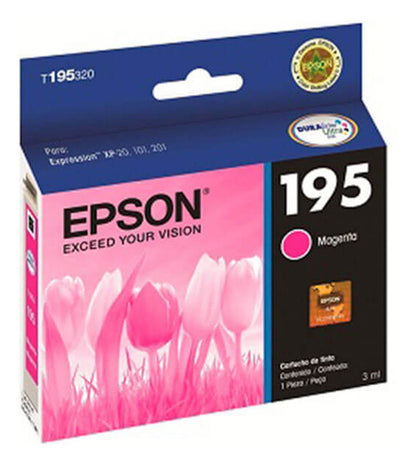 Cartucho Epson 195 Magenta, 210 Páginas T195320