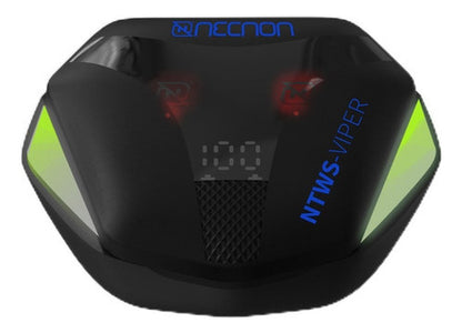 Necnon Audífonos Intrauriculares Ntws-viper Bluetooth Negro