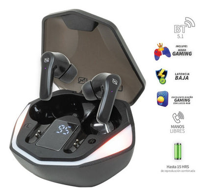 Necnon Audífonos Intrauriculares Ntws-viper Bluetooth Negro