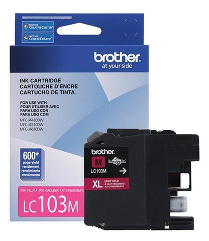 Cartucho Brother Lc103m Magenta, 600 Páginas Lc103m