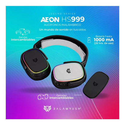Audifonos Balam Rush Gamer Inalambrico Over-ear Aeon Hs999