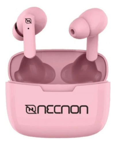 Necnon Audífonos Intrauriculares Dep Ntws-03 Bluetooth Rosa