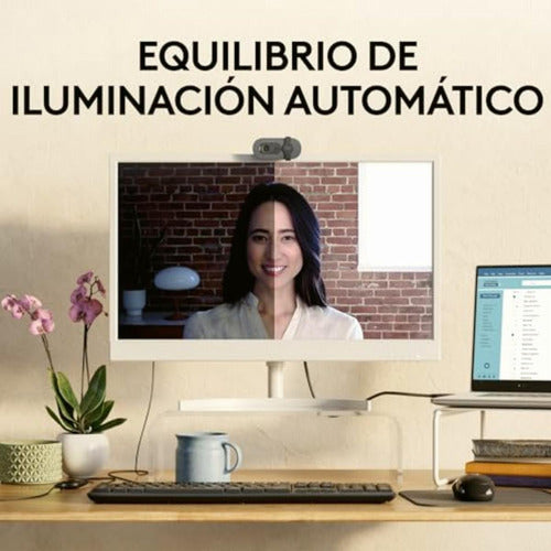 Logitech Webcam Brio 100 2m 1920x1080 Pixeles Usb-a Grafito
