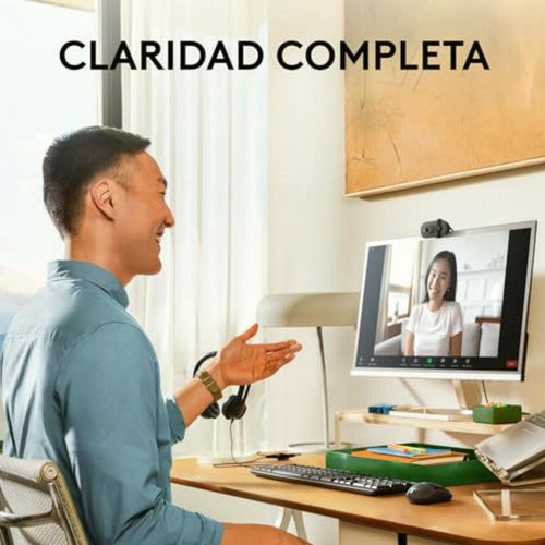Logitech Webcam Brio 100 2m 1920x1080 Pixeles Usb-a Grafito