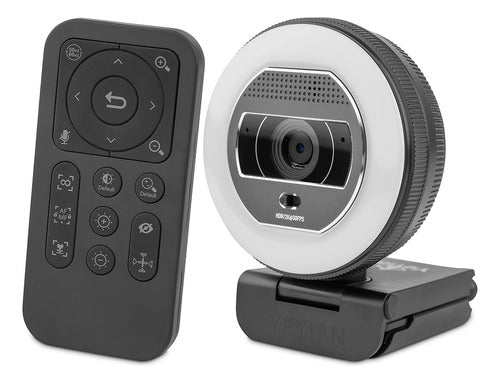 Yeyian Webcam Flexcam 2560x1440 Píx Usb Negro Ypw-qhdaf-m1