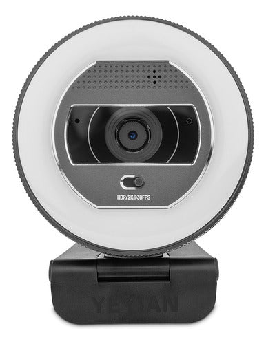 Yeyian Webcam Flexcam 2560x1440 Píx Usb Negro Ypw-qhdaf-m1