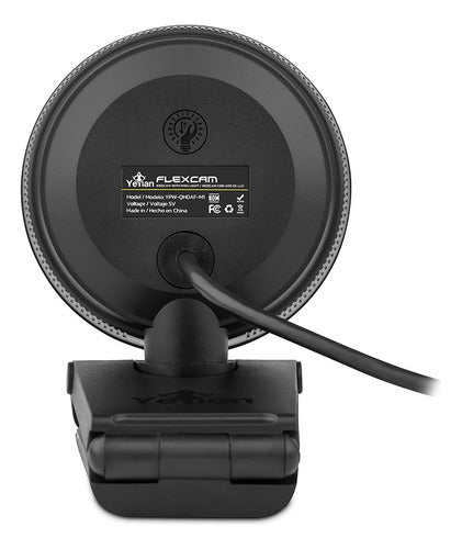Yeyian Webcam Flexcam 2560x1440 Píx Usb Negro Ypw-qhdaf-m1