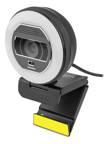 Yeyian Webcam Flexcam 2560x1440 Píx Usb Negro Ypw-qhdaf-m1