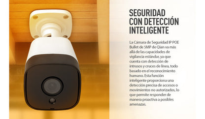 Cámara Ip Bala Qian Qec-ibul5 5mp Ir 30 Metros Ip66 Poe.