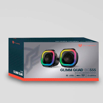 Balam Rush Bocina Gamer Glimm Quad Bg555 Bluetooth 2 Pzs