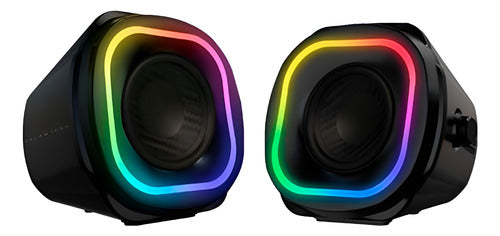 Balam Rush Bocina Gamer Glimm Quad Bg555 Bluetooth 2 Pzs