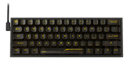 Teclado Gamer Redragon Fizz Rgb K617-ctb Transparente Inglés