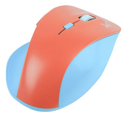 Mouse Perfect Choice Óptic Thumb Rf Inalámbrico Azul/naranja