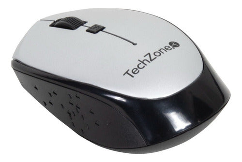 Mouse Techzone Óptico Tz19mou01-ina Usb, 1600dpi Plata