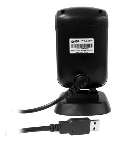 Ghia Gsom2 Lector De Código De Barras Fijo 1d/2d Cable Usb