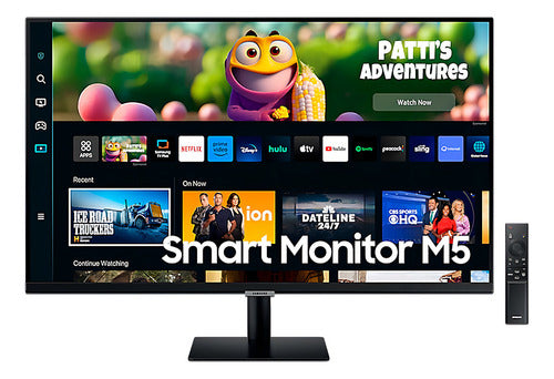 Smart Monitor Samsung M5 Led 32  Full Hd Hdmi Bocinas Negro