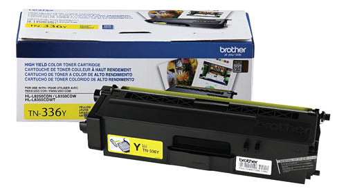 Tóner Brother Tn-336y Amarillo, 3500 Páginas Original