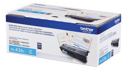Tóner Brother Tn-436c Super Alto Rendimiento Cian, 6500 Pág