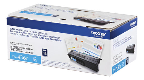 Tóner Brother Tn-436c Super Alto Rendimiento Cian, 6500 Pág