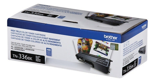 Tóner Brother Tn-336 Negro, 4000 Páginas Original Tn336bk
