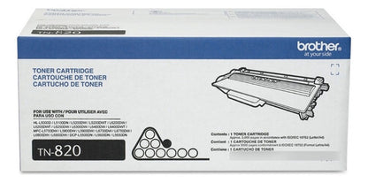 Tóner Brother Tn-820 Negro, 3000 Páginas Original