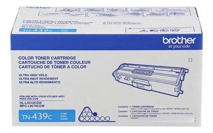 Tóner Brother Tn439c Ultra Alto Rendimiento Cian, 9000 Pág