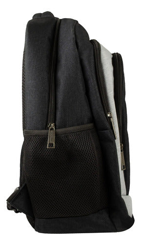 Perfect Choice Mochila Poliéster Sharp Laptop 17  Negro/gris