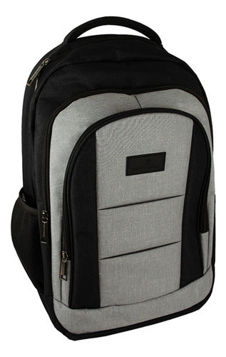 Perfect Choice Mochila Poliéster Sharp Laptop 17  Negro/gris