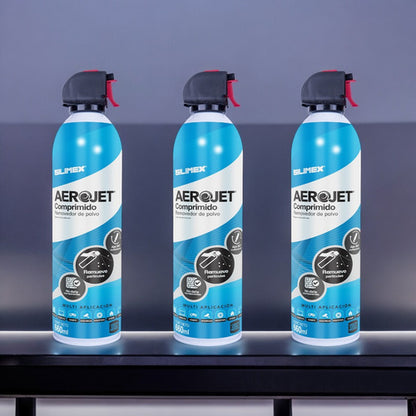 Aire Comprimido Kit De Limpieza Pc 3 Piezas 660ml Silimex
