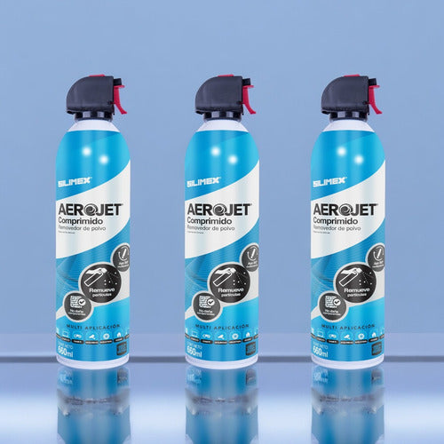 Aire Comprimido Kit De Limpieza Pc 3 Piezas 660ml Silimex