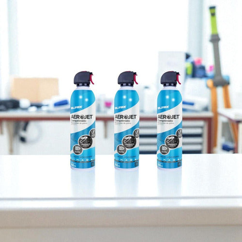 Aire Comprimido Kit De Limpieza Pc 3 Piezas 660ml Silimex