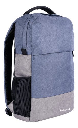 Techzone Mochila Nylon/poliéster Tz21lbp07 Laptop 15.6  Azul