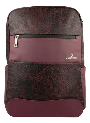 Perfect Choice Mochila De Poliéster Phenix Laptop 17 , Tinto