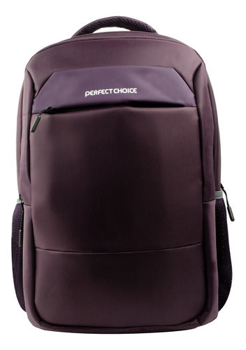 Perfect Choice Mochila Poliéster Fearless Laptop 15.6 Morado