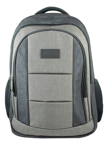 Perfect Choice Mochila De Poliéster Sharp Laptop 17 , Gris
