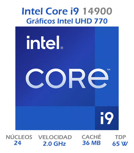 Procesador Intel Core I9-14900, S-1700, 2.0ghz 24-core 36mb