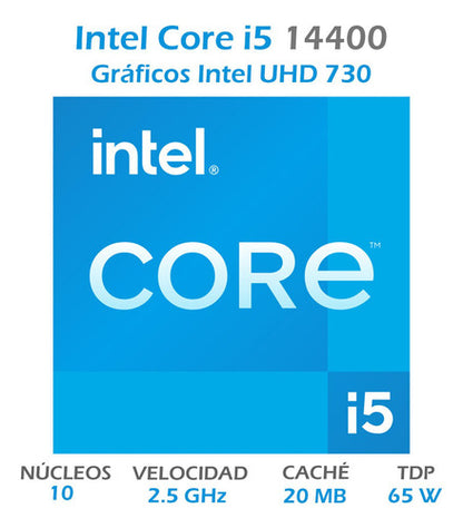Procesador Intel Core I5-14400, S-1700 2.50ghz 10-core 20mb
