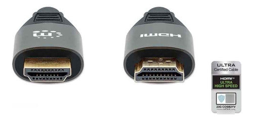 Manhattan Cable Hdmi Alta Velocidad Hdmi A Macho 2m Negro