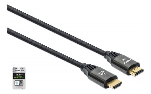 Manhattan Cable Hdmi Alta Velocidad Hdmi-a Macho 8k 60hz 3m
