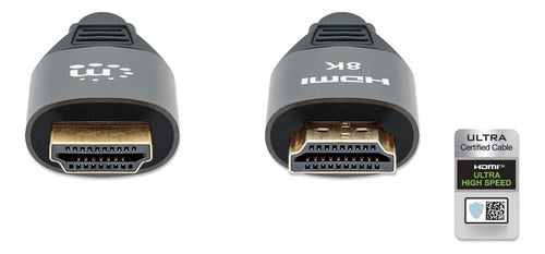 Manhattan Cable Hdmi Alta Velocidad Hdmi-a Macho 8k 60hz 3m