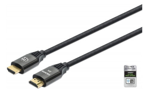 Manhattan Cable Hdmi Alta Velocidad Hdmi-a Macho 8k 60hz 3m