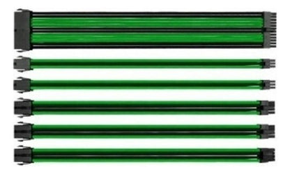 Eagle Warrior Kit De Cables Trenzados Psu, Negro/verde