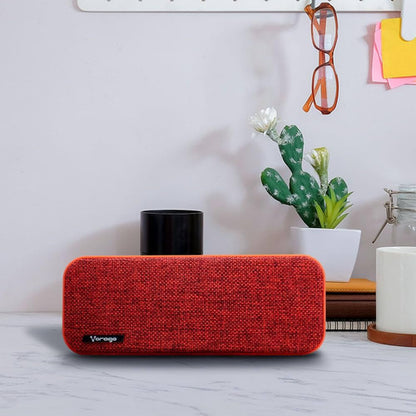 Vorago Bocina Portátil Bsp-150 Bluetooth 2.0 Canales 6w Rojo