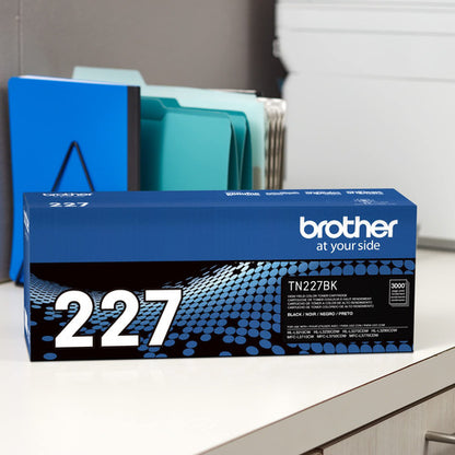 Tóner Brother Tn-227bk Alto Rendimiento Negro, 3000 Páginas