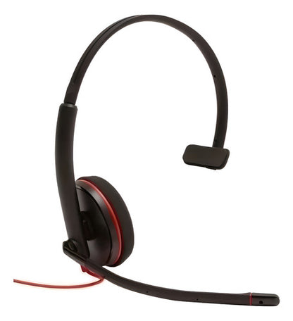 Poly Audífonos Con Micrófono Monoaural Blackwire C3210 Usb A