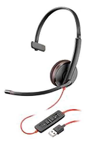 Poly Audífonos Con Micrófono Monoaural Blackwire C3210 Usb A