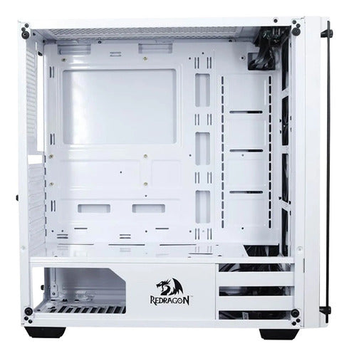 Gabinete Gamer Redragon Wheeljack Blanco **sin Abanicos**