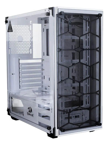 Gabinete Gamer Redragon Wheeljack Blanco **sin Abanicos**